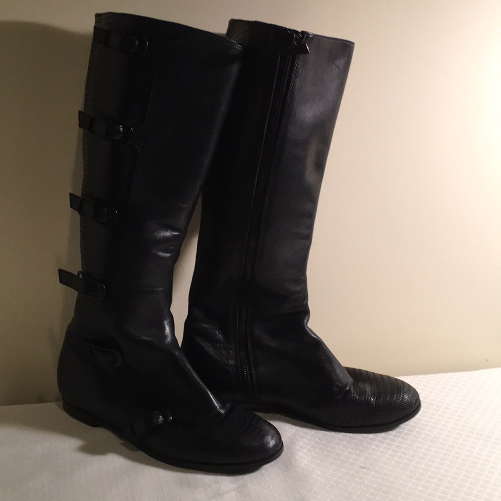 Black Riding Boots - Maria Sharapova Cole Haan